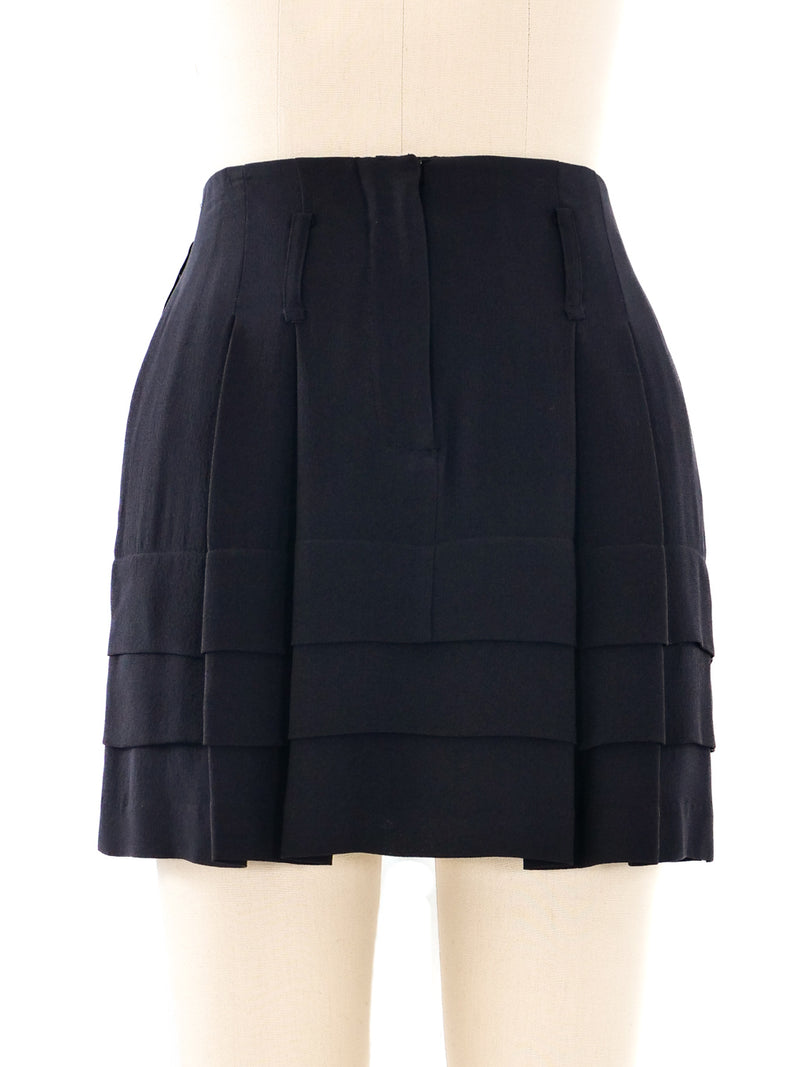 Balenciaga Tiered Mini Skirt Bottom arcadeshops.com