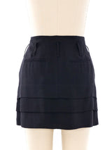 Balenciaga Tiered Mini Skirt Bottom arcadeshops.com