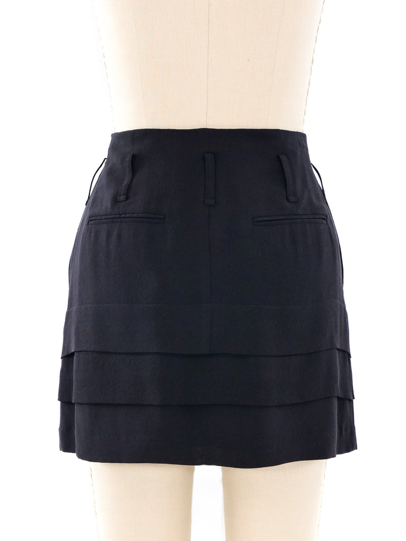 Balenciaga Tiered Mini Skirt Bottom arcadeshops.com