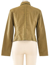 Alberta Ferretti Inside Out Zip Front Jacket Jacket arcadeshops.com