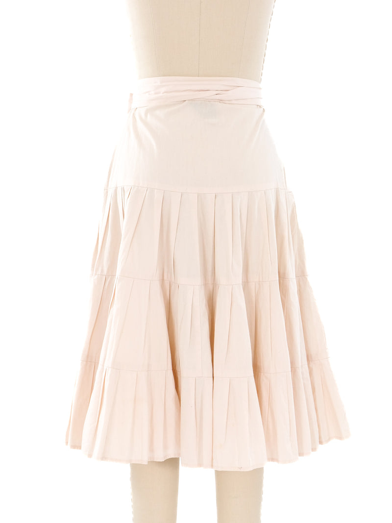 Norma Kamali Ruffled Wrap Skirt Bottom arcadeshops.com