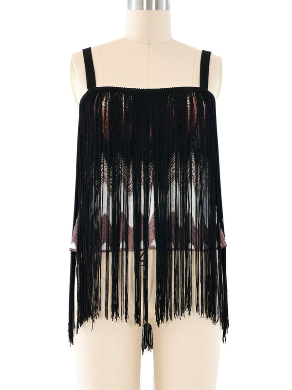 Missoni Fringed Tank Top Top arcadeshops.com