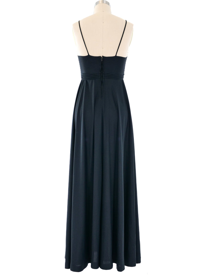 Flower Accented Jersey Tank Dress Dress arcadeshops.com