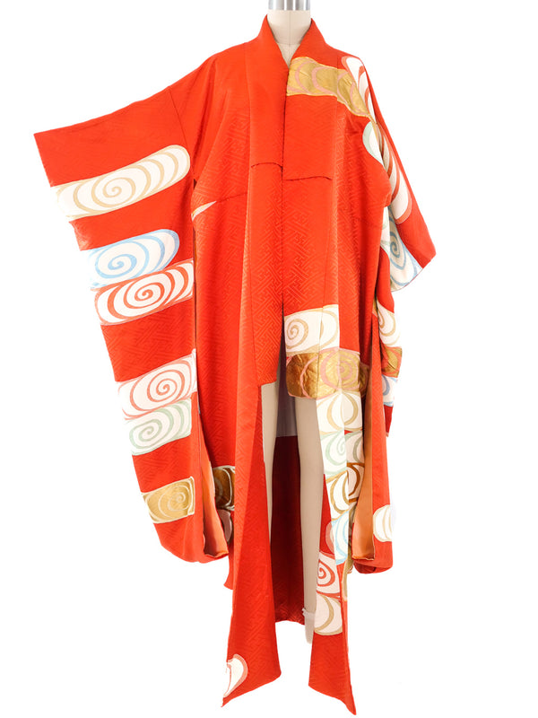 Swirl Patterned Kimono Jacket arcadeshops.com
