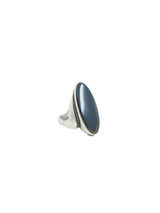 Modernist Sterling Silver and Agate Ring Jewelry arcadeshops.com