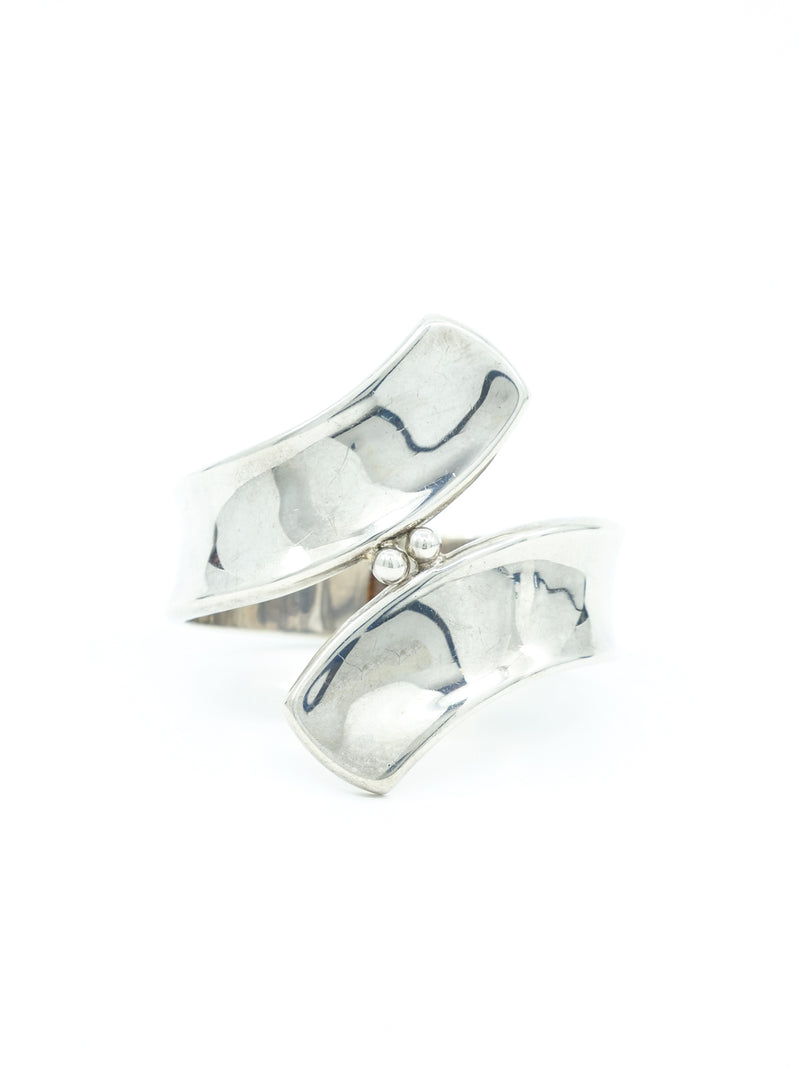 Sterling Swirl Clamper Cuff Jewelry arcadeshops.com