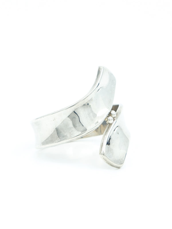 Sterling Swirl Clamper Cuff Jewelry arcadeshops.com