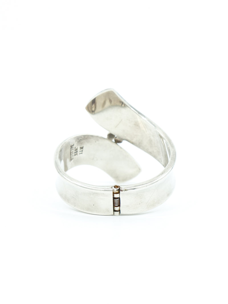 Sterling Swirl Clamper Cuff Jewelry arcadeshops.com