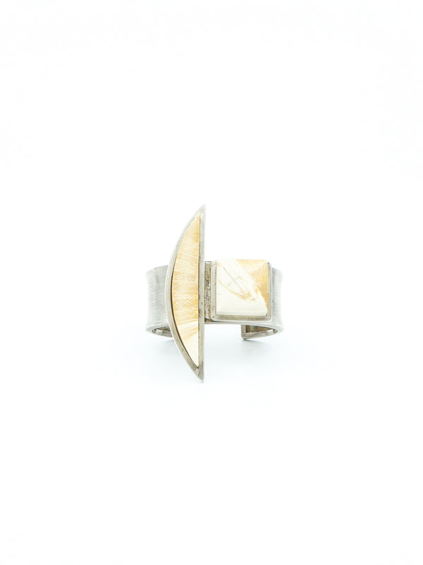 Buddy Lee Sterling Silver Fossil Cuff Jewelry arcadeshops.com