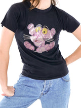 Pink Panther Glitter Tee T-SHIRT arcadeshops.com