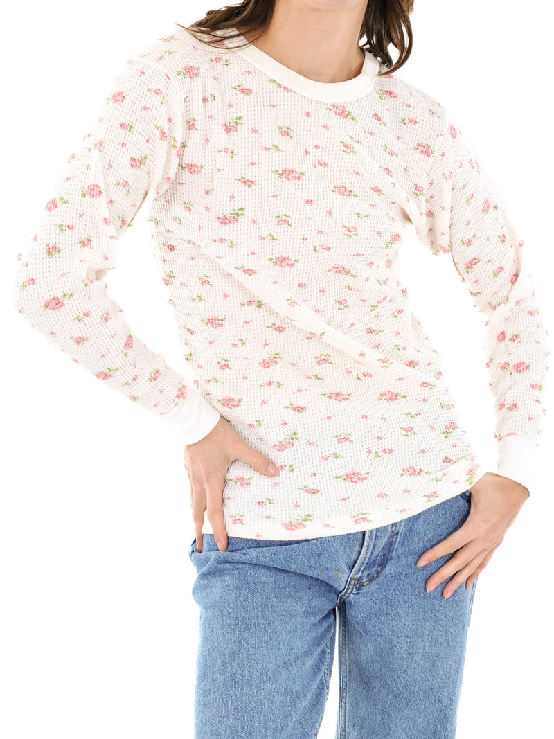 Floral Printed Thermal T-SHIRT arcadeshops.com