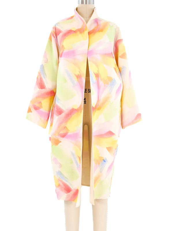 Oscar de la Renta Watercolor Jacket Jacket arcadeshops.com