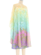 Lillie Rubin Printed Caftan Dress Ensemble Dress arcadeshops.com