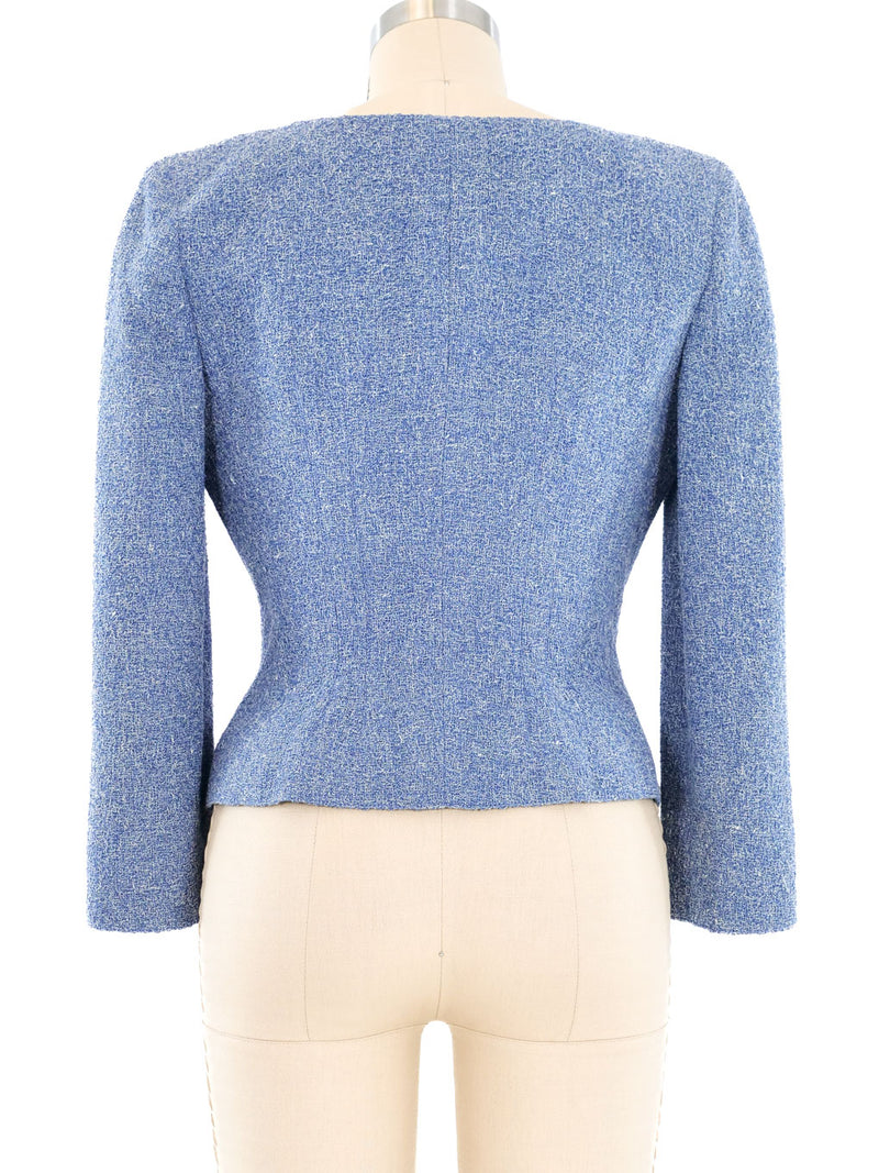 Valentino Cropped Tweed Jacket Jacket arcadeshops.com