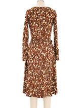 Diane von Furstenberg Abstract Printed Wrap Dress Dress arcadeshops.com