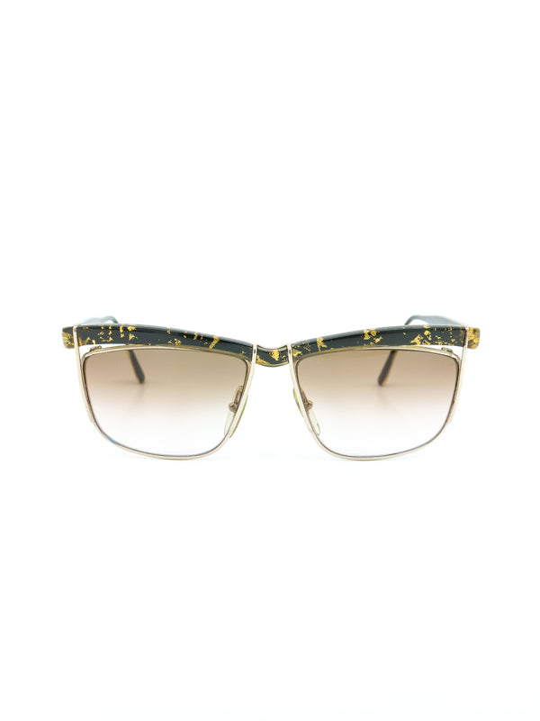 Christian Dior Gold Foil Accented Sunglasses Accessory arcadeshops.com