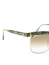 Christian Dior Gold Foil Accented Sunglasses Accessory arcadeshops.com