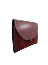 Cartier Burgundy Envelope Clutch Accessory arcadeshops.com