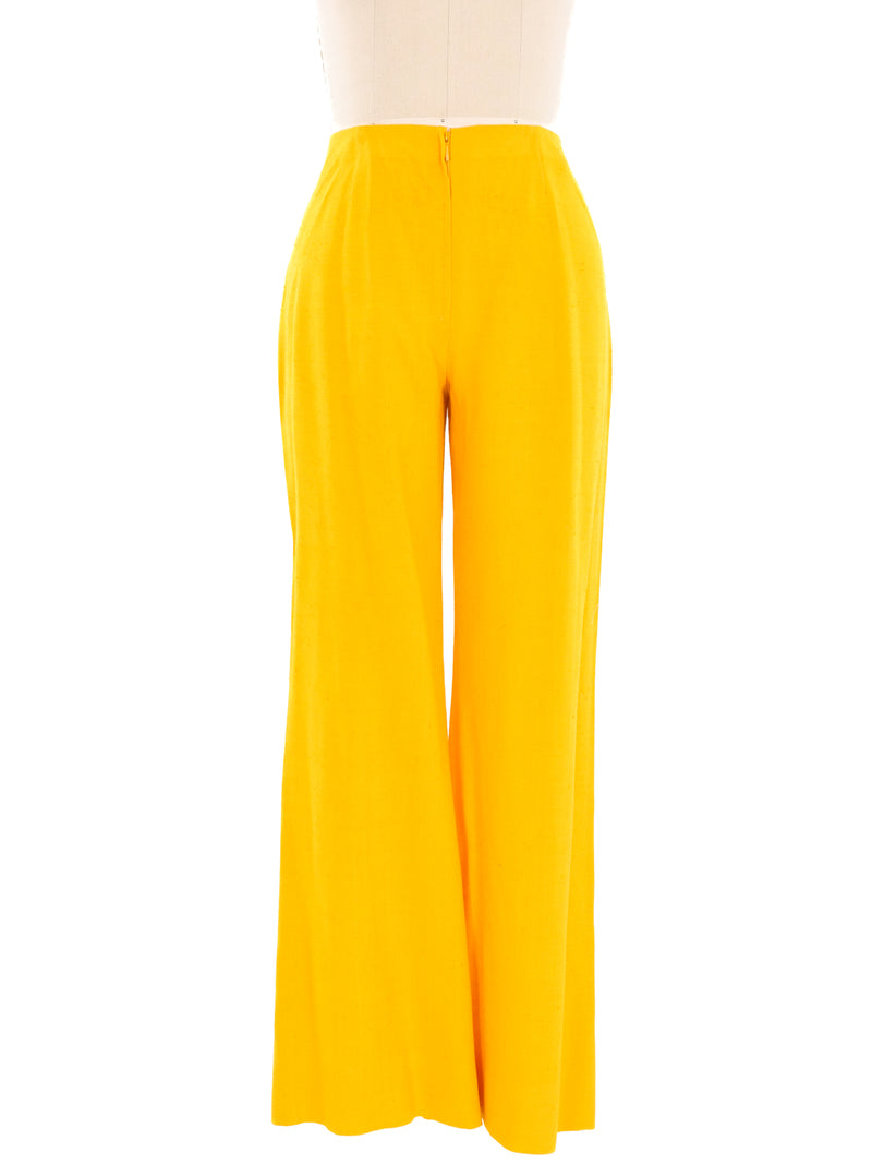 Sunflower Yellow Belted Pant Suit Suit arcadeshops.com