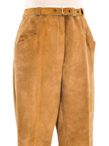 1970's Suede Lambskin Pants Bottom arcadeshops.com