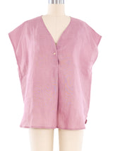 Loewe Mauve Linen Top Top arcadeshops.com