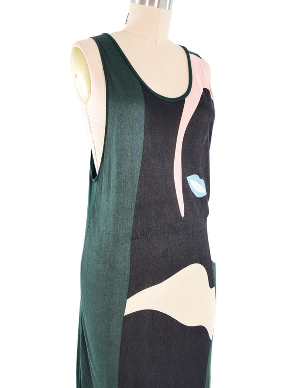 Nina Ricci Silhouette Printed Tank Dress Dress arcadeshops.com