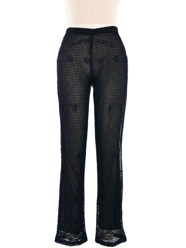 Gianfranco Ferre Lace Pants Bottom arcadeshops.com