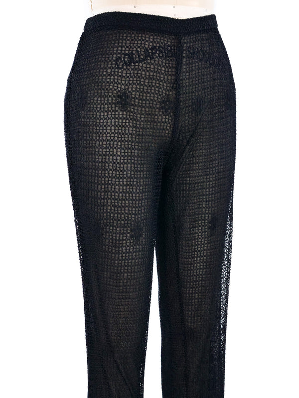 Gianfranco Ferre Lace Pants Bottom arcadeshops.com