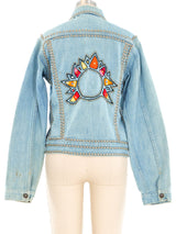 Studded Denim Jacket Jacket arcadeshops.com