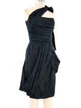 Lanvin One Shoulder Draped Cocktail Dress Dress arcadeshops.com