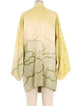 Green Shibori Haori Kimono Jacket arcadeshops.com