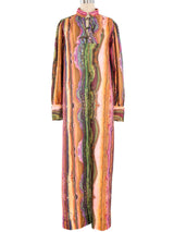 Rainbow Graphic Printed Caftan Dress arcadeshops.com