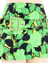Dolce and Gabbana Floral Mini Skirt Bottom arcadeshops.com