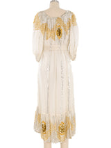 Sequined Silk Chiffon Dress Dress arcadeshops.com