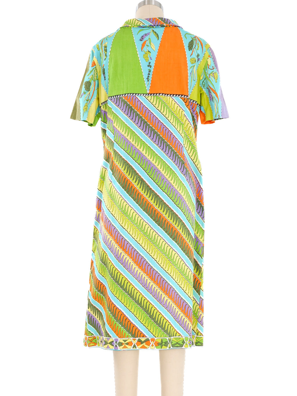 Emilio Pucci 1960's Printed Shirt Dress