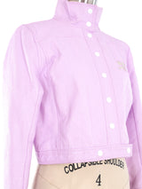 Courreges Lavender Vinyl Jacket Jacket arcadeshops.com