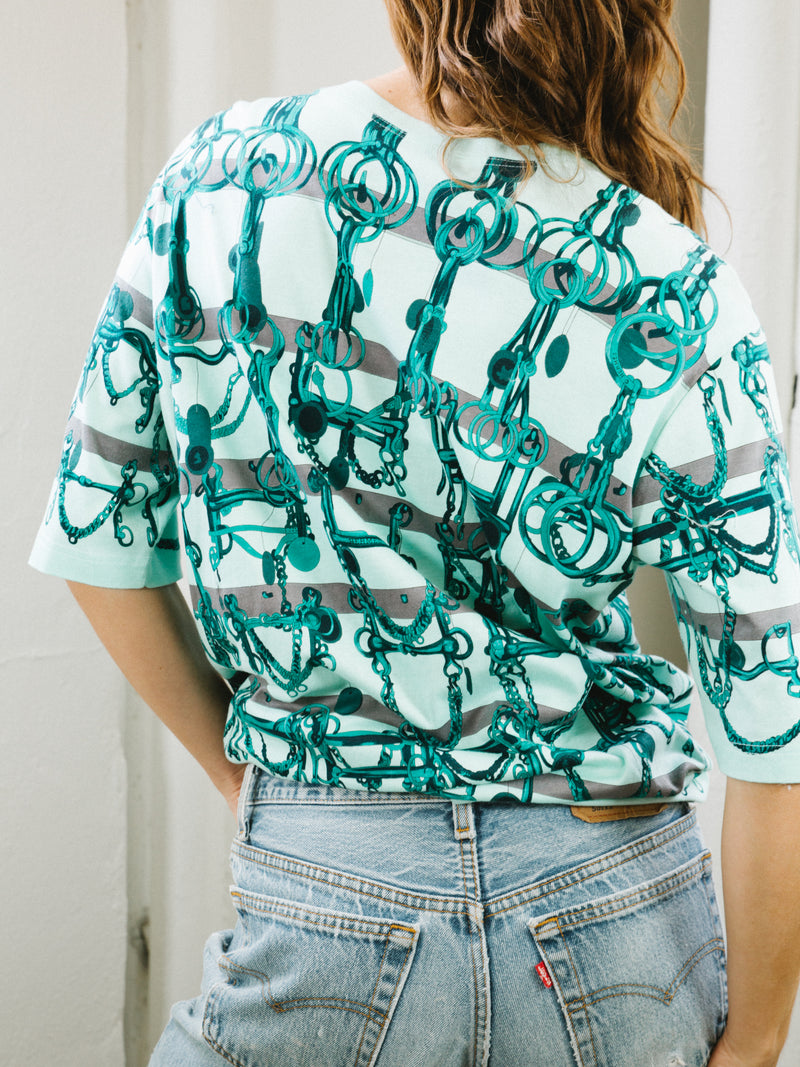 Hermes Equestrian Printed Tee T-shirt arcadeshops.com