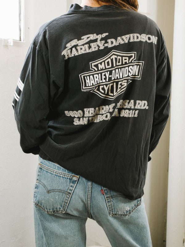 Harley Davidson Longsleeve Pocket Tee T-shirt arcadeshops.com