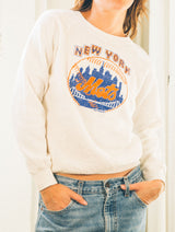 New York Mets Embroidered Sweatshirt T-shirt arcadeshops.com