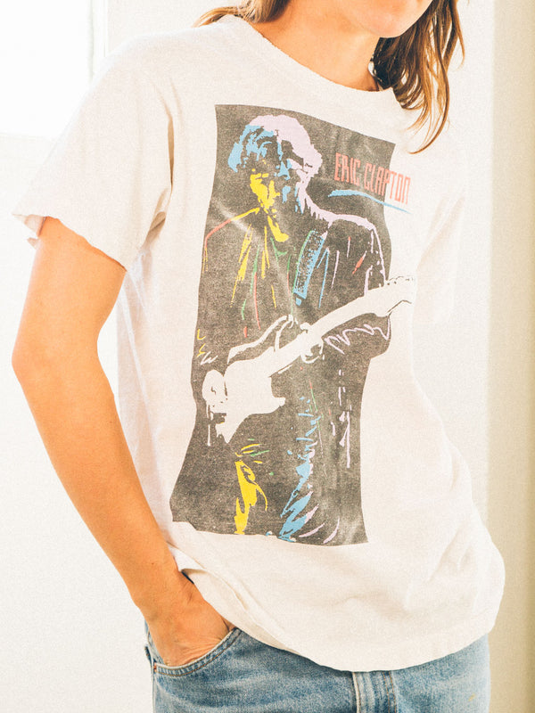 Eric Clapton 1990 Journeyman Tour Tee T-shirt arcadeshops.com