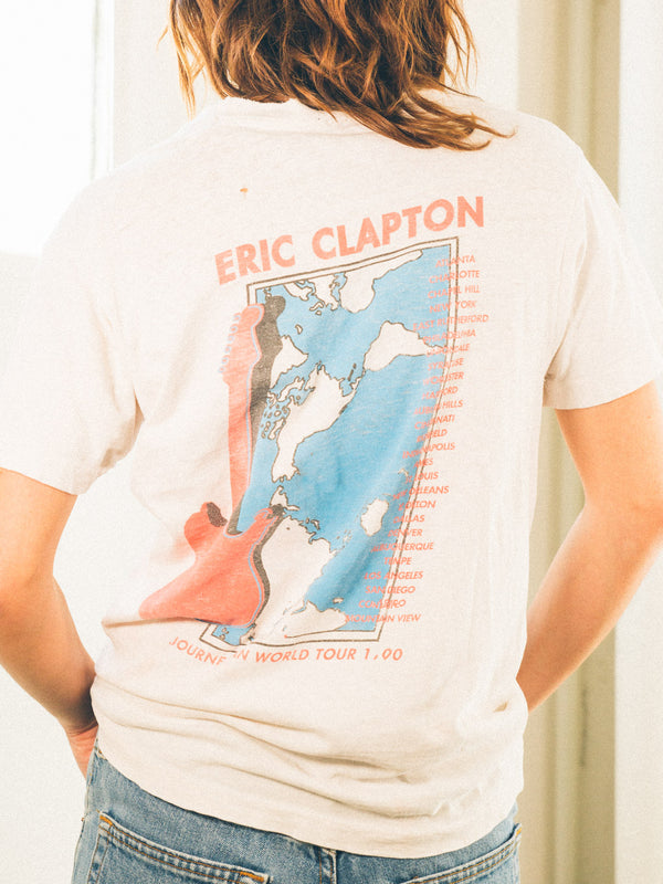 Eric Clapton 1990 Journeyman Tour Tee T-shirt arcadeshops.com
