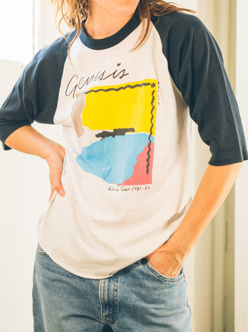 Genesis 1981 World Tour Raglan Tee T-shirt arcadeshops.com