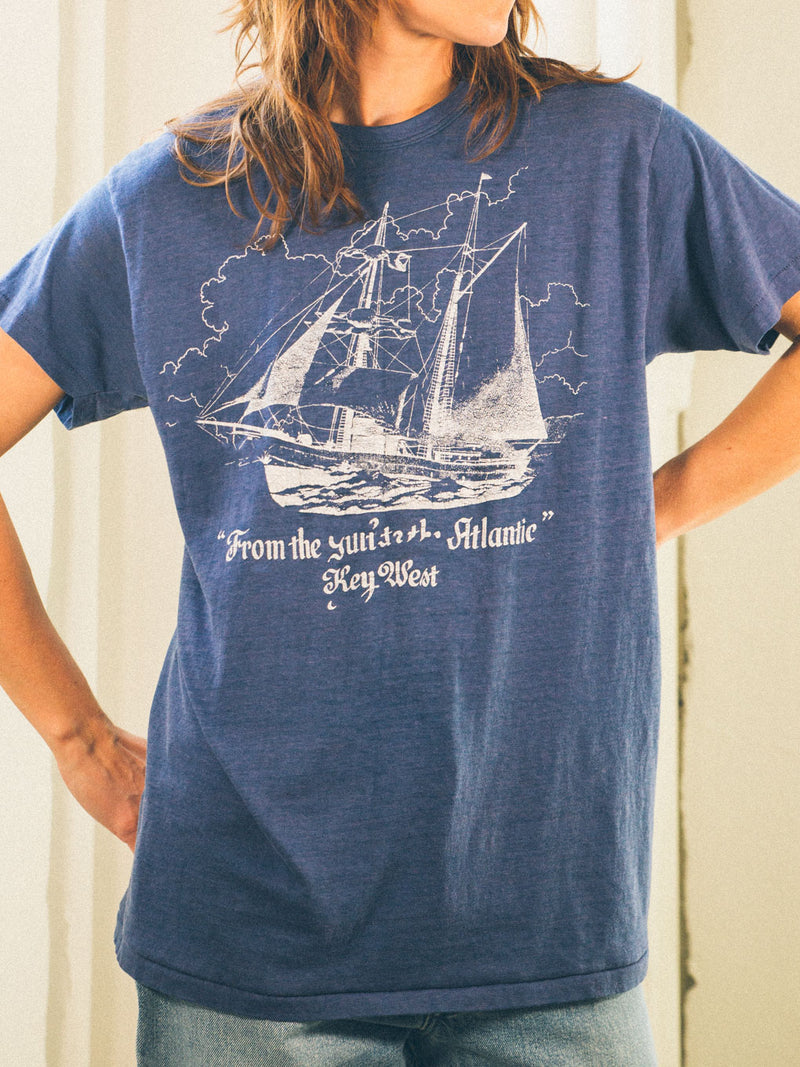 Key West Sail Boat Tee T-shirt arcadeshops.com