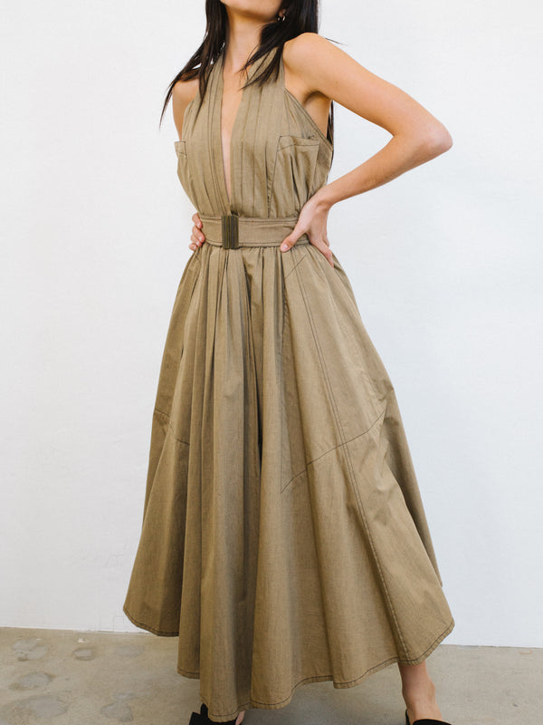 Thierry Mugler Pleated Utility Dress Dress arcadeshops.com