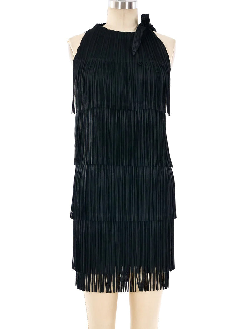 Issey Miyake Fringed Mini Dress Dress arcadeshops.com