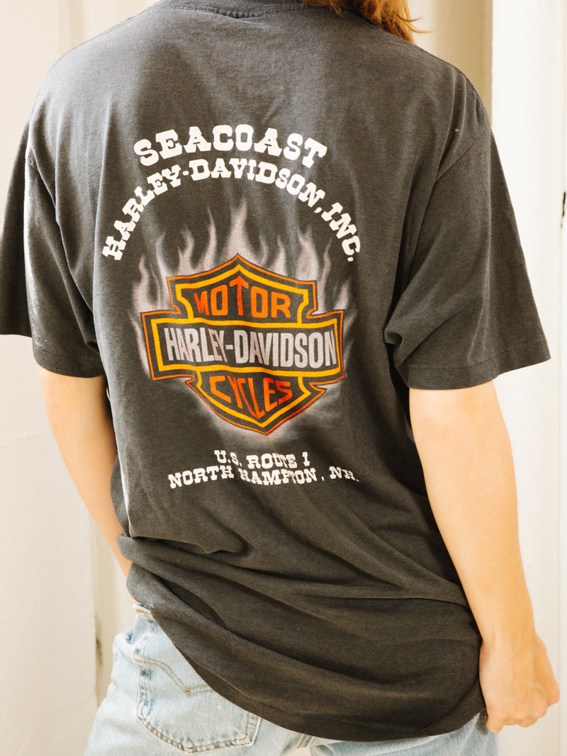 Harley Davidson Born In The USA Tee T-Shirt arcadeshops.com