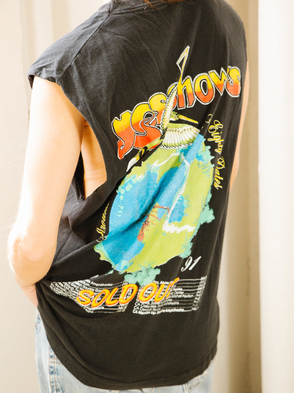 Yes World Tour Muscle Tee T-shirt arcadeshops.com