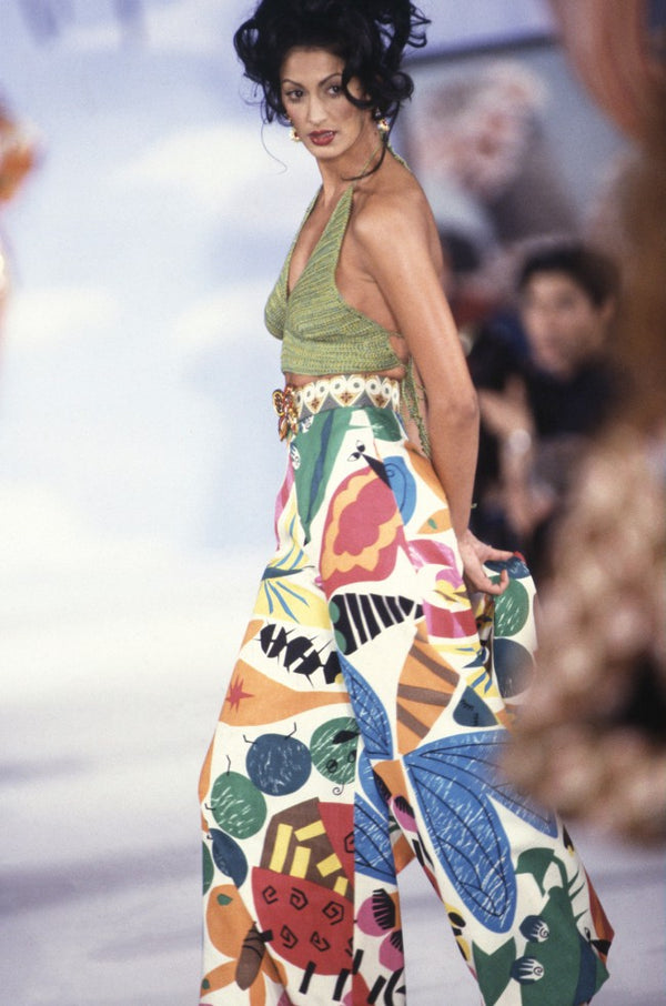 Todd Oldham Graphic Printed Trousers Bottom arcadeshops.com