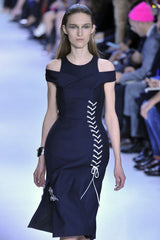 Christian Dior Lace Up Dress Dress arcadeshops.com