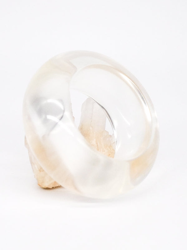Oversized Lucite Donut Bangle Jewelry arcadeshops.com
